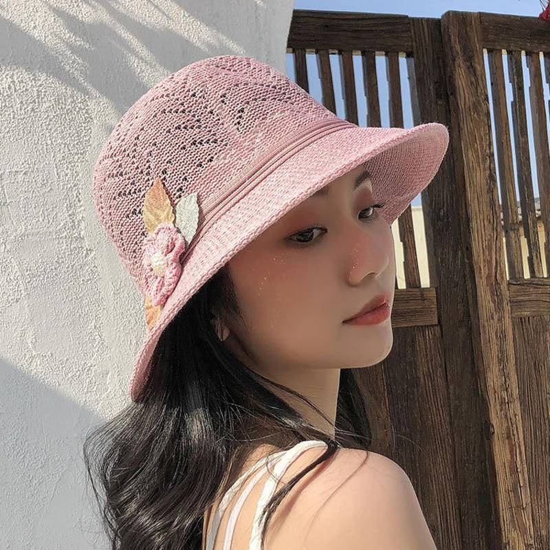 Mũ Cói Chống Nắng Gấp Gọn Tiện Lợi Thời Trang Đi Biển Mùa Hè Cho Nữ