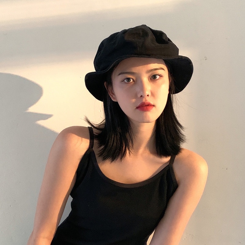 Nón Bucket Che Nắng Phong Cách Nhật Bản Đơn Giản Thời Trang Cho Nữ