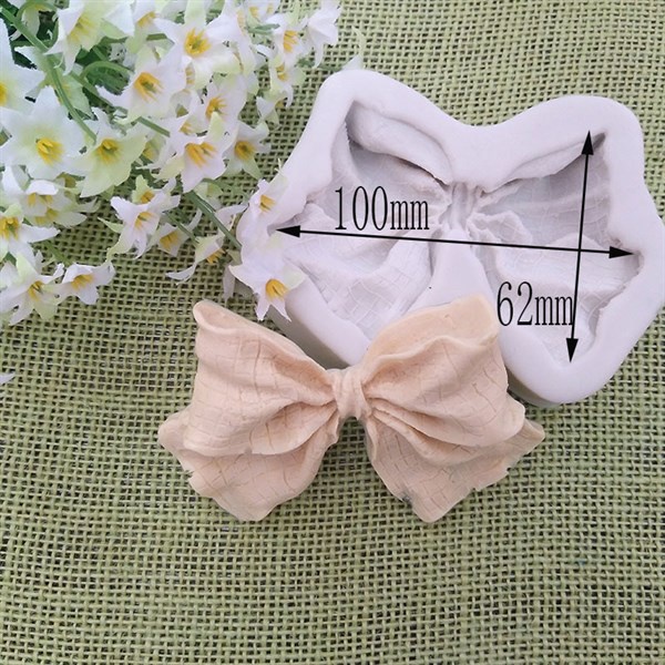 Khuôn Silicone Nơ To 11.5 * 2.3 * 8Cm