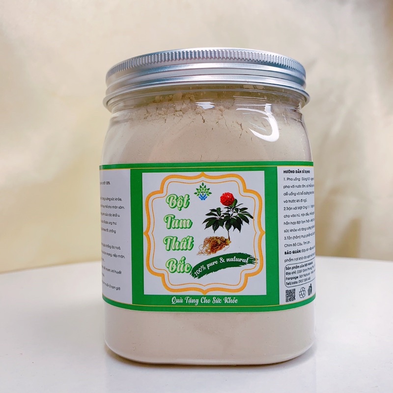 Bột Tam Thất Bắc CAO CẤP nguyên chất 100% ( Bồi bổ, bổ huyết, ngừa ung thư, tốt cho phụ nữ sau sinh | Bột Natural