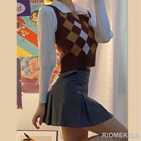 Áo Sweater Không Tay Cổ Chữ V Xinh Xắn Dành Cho Nữ | BigBuy360 - bigbuy360.vn