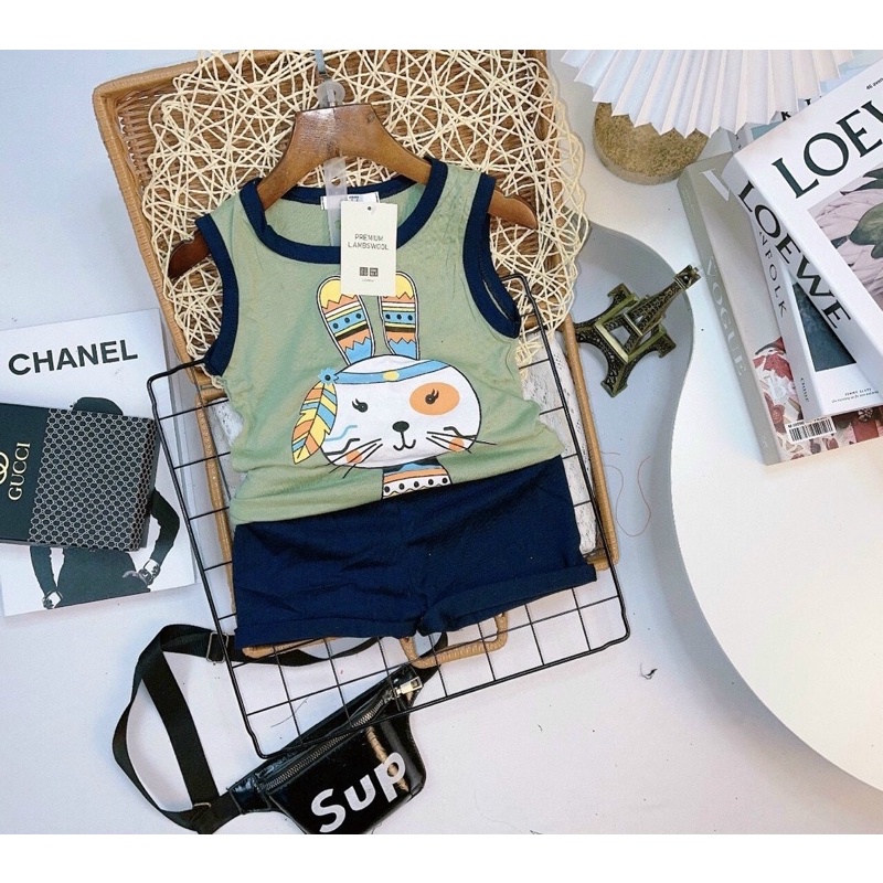 Bộ quần áo phông cho bé trai,chất liệu cotton 100% mềm mại cho bé