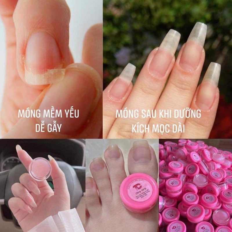 Dưỡng cứng móng kích nhanh ra làm hồng móng