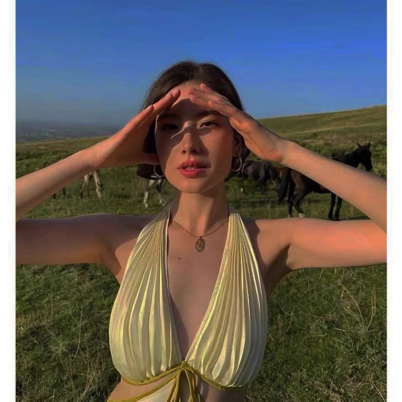 /order taobao/ Đầm Maxi Ngực Sò Lụa Sệt Si