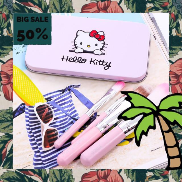 Bộ cọ makeup KITTY 8c hộp thiết cute sỉ