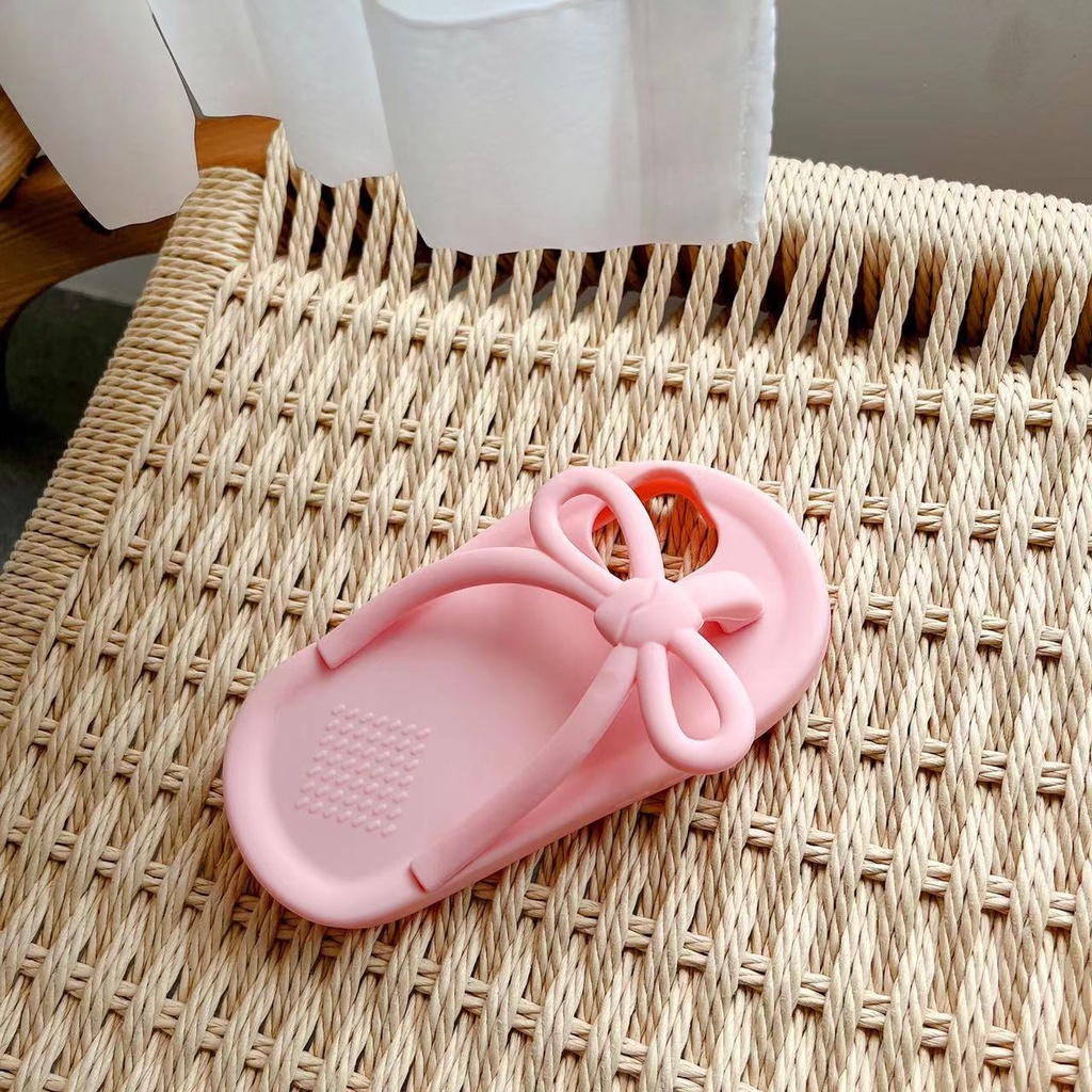 Ốp Điện Thoại Mềm Chống Rơi Họa Tiết Dép Đính Nơ Hồng Hoạt Hình Cho Iphone Xs Max XR 11 12 13 Pro Max