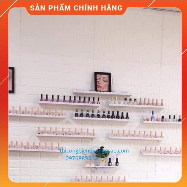 Kệ Nail rời để sơn treo tường, có G tránh rơi vỡ