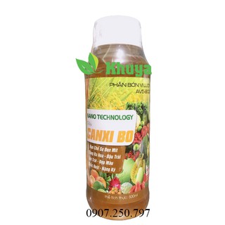 Phân bón vi lượng AV5-BOZIN Canxi Bo 500ml Công nghệ Nano