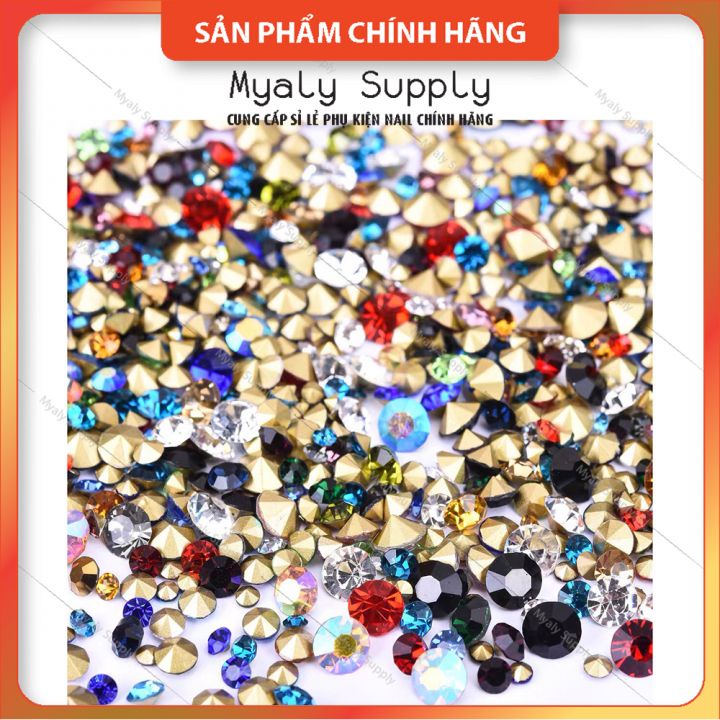 Đá Chân Nhọn Nail Mix Size Trang Trí SP000395