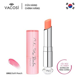 Son dưỡng có màu vacosi - or02: soft peach