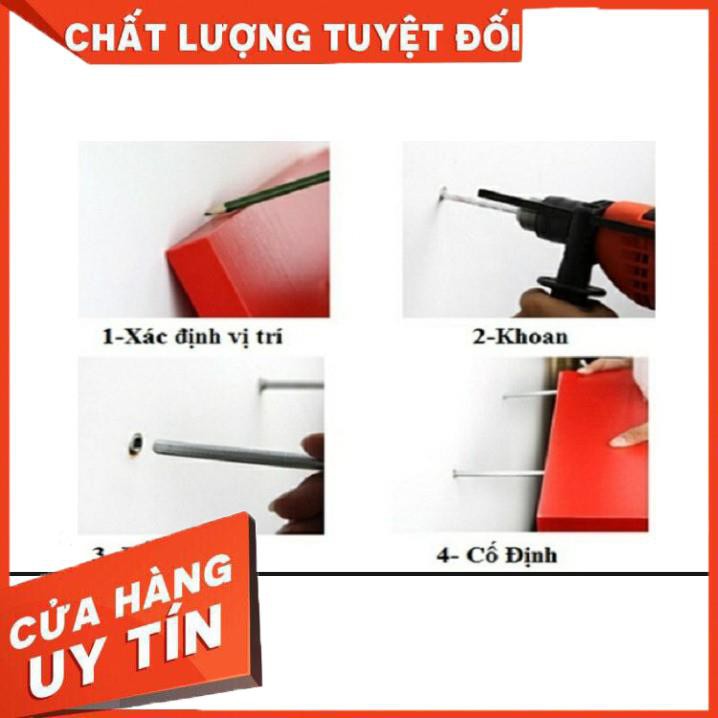 Kệ Gỗ Treo Tường COMBO 3 Thanh Ngang  Dài 40cm x Rộng 15cm  ( màu trắng, vàng, nâu, đen...)