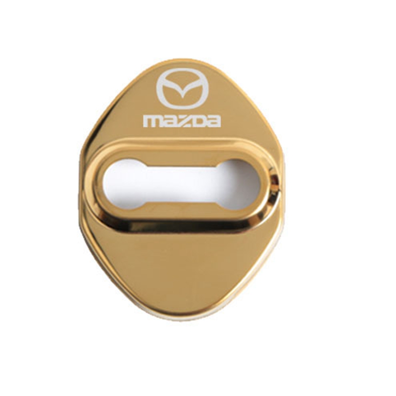 Set 4 Logo Trang Trí Khóa Cửa Xe Hơi Mazda MS Logo 3 For Mazda 6 CX 5 CX-5 2 CX3 CX-7