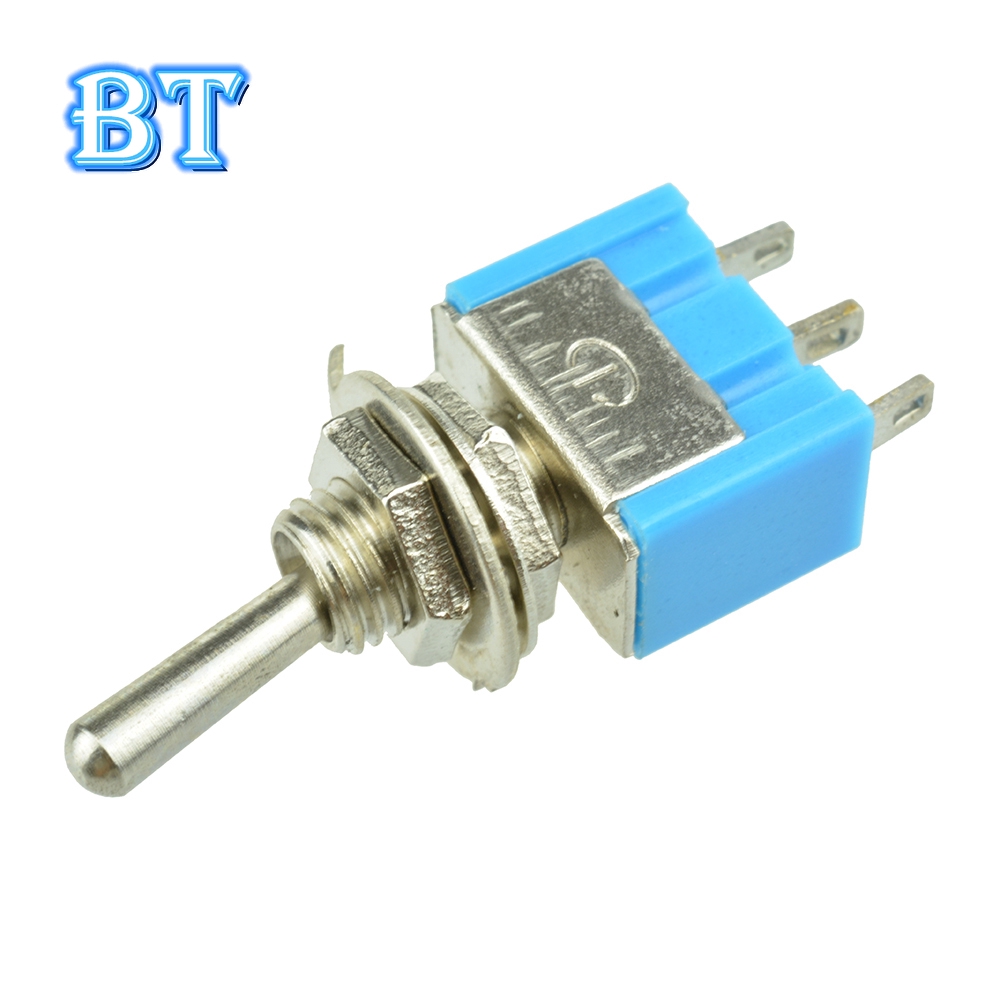 1 Công Tắc Gạt 2 Chấu Mini 6A 125VAC SPDT MTS-102