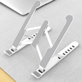 Giá Đỡ Lap - Macbook, Ipad Gấp Gọn Kệ Để Laptop Bằng Nhựa ABS 4.9, Có Thể Điều Chỉnh Được Độ Cao, Đế Tản Nhiệt Laptop.ab