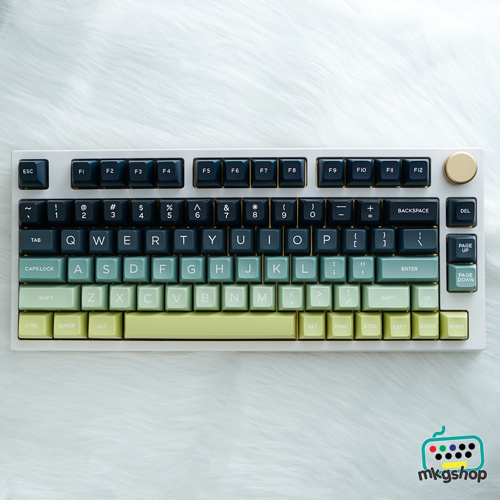 Keycap Domikey SA Polar Light nhựa ABS doubleshot 151 nút bàn phím cơ