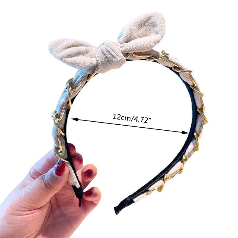 Flgo Băng Đô Thắt Nút Bằng Nhung Thắt Nơ Cổ Điển Thanh Lịch Làm Đạo Cụ Chụp Ảnh Tiệc Tùng Sân Kh