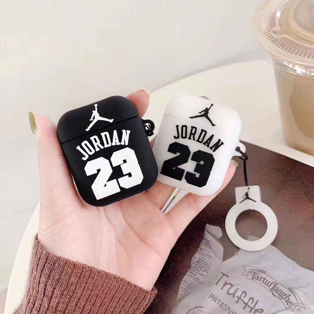 Case Silicon Airpods 1/2 - Vỏ bảo vệ tai nghe Airpods Jordan 23