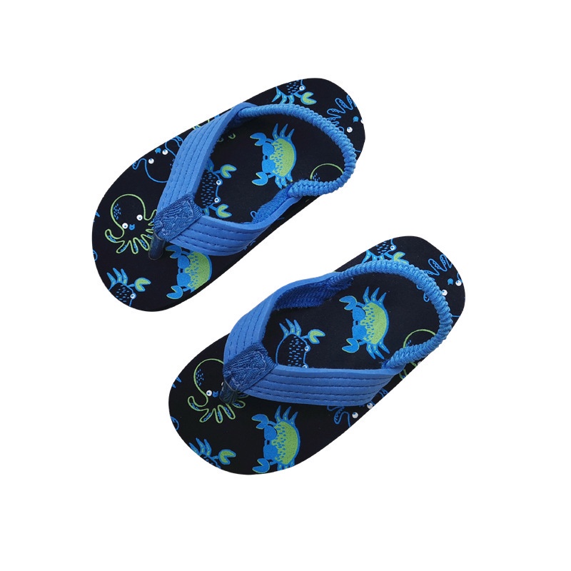 SANITKUN Giày xỏ ngón EVA nhẹ nhàng in họa tiết hoạt hình thời trang đi biển xinh xắn dễ thương dành cho trẻ em