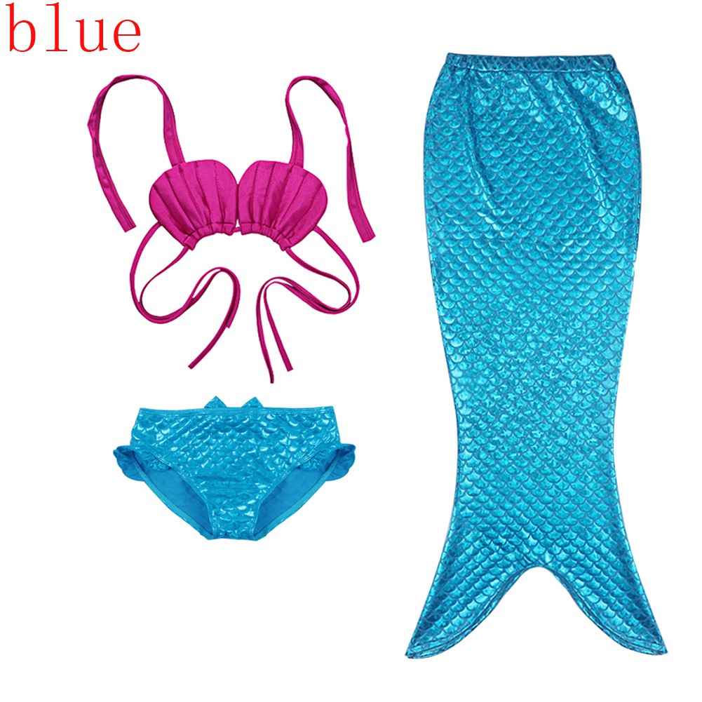 Set đồ bơi gồm 3 món phong cách nàng tiên cá xinh xắn dành cho bé gái