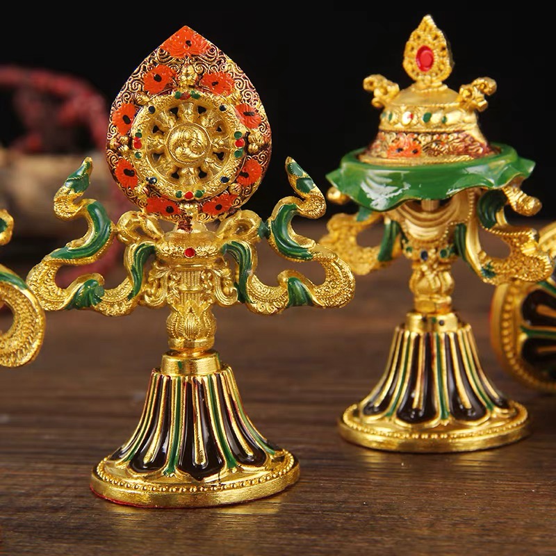 [PBMC] 8 cát tường hợp kim vẽ màu 9cm (Bộ)