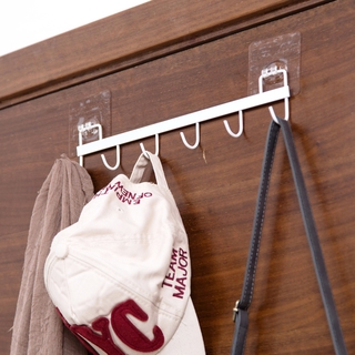 Punch-free hook strong viscose kitchen row hook kitchenware storage hook wall hanging wall seamless sticky hook [JOAN]