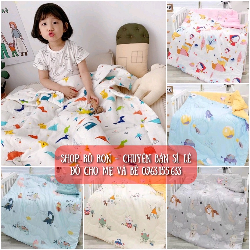 [1M2*1M5] CHĂN COTTON THỎ TRẦN BÔNG SIÊU MỀM NHẸ, SIÊU ẤM CHO BÉ