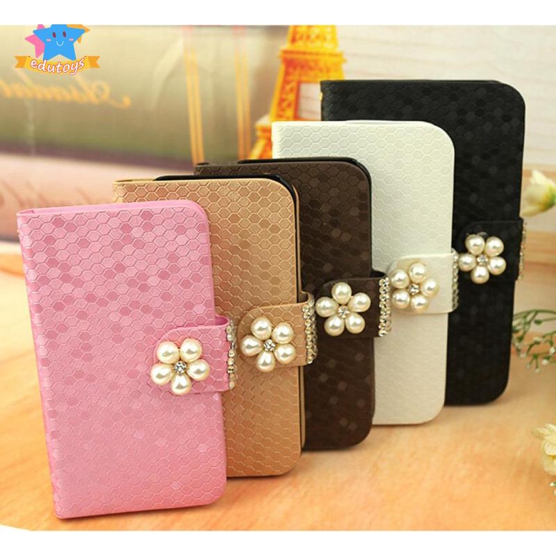 Set 10 Nút Hoa Đính Đá / Ngọc Trai Giả / Kim Cương Giả Dùng Trang Trí Bó Hoa Cưới DIY