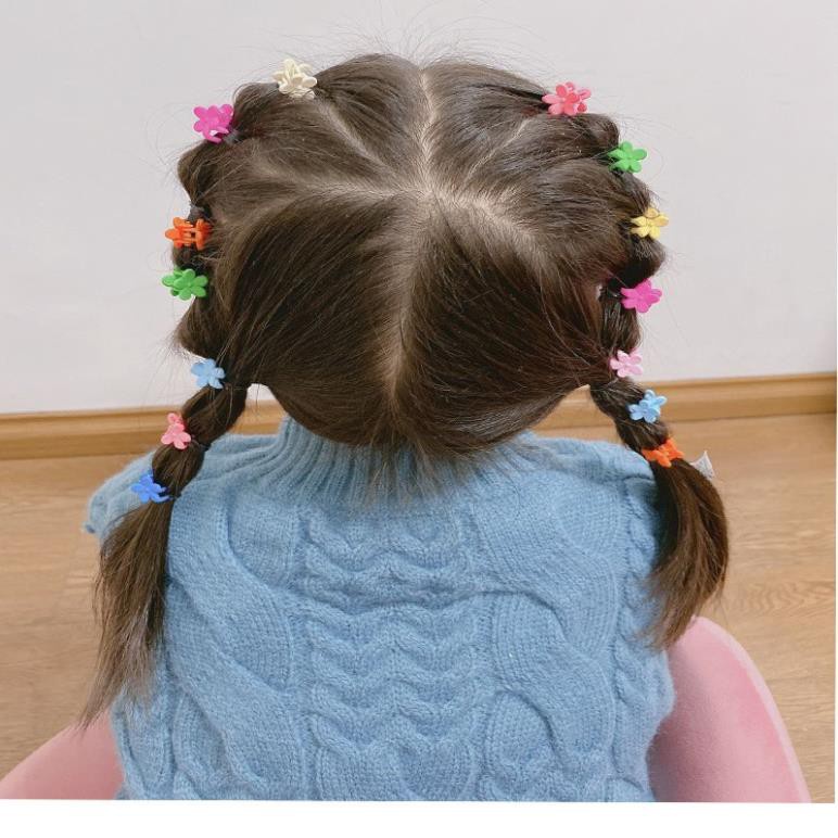 Set 5 Kẹp Tóc Càng Cua Mini Nhiều Màu Sắc Đáng Yêu Dễ Thương Cho Bé Gái - K154