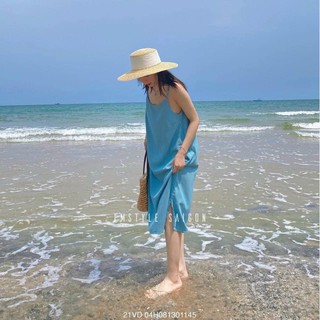 VÁY LỤA HAI DÂY DÁNG XUÔNG