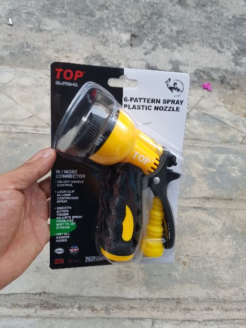 Vòi Xịt Tưới Cây, Rửa Xe 6 Tia TOP  - FA-7703-1A