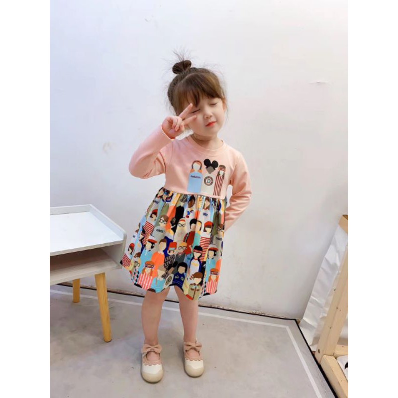 Váy Fendi cho bé gái sz 100-140 ( 2-8T)