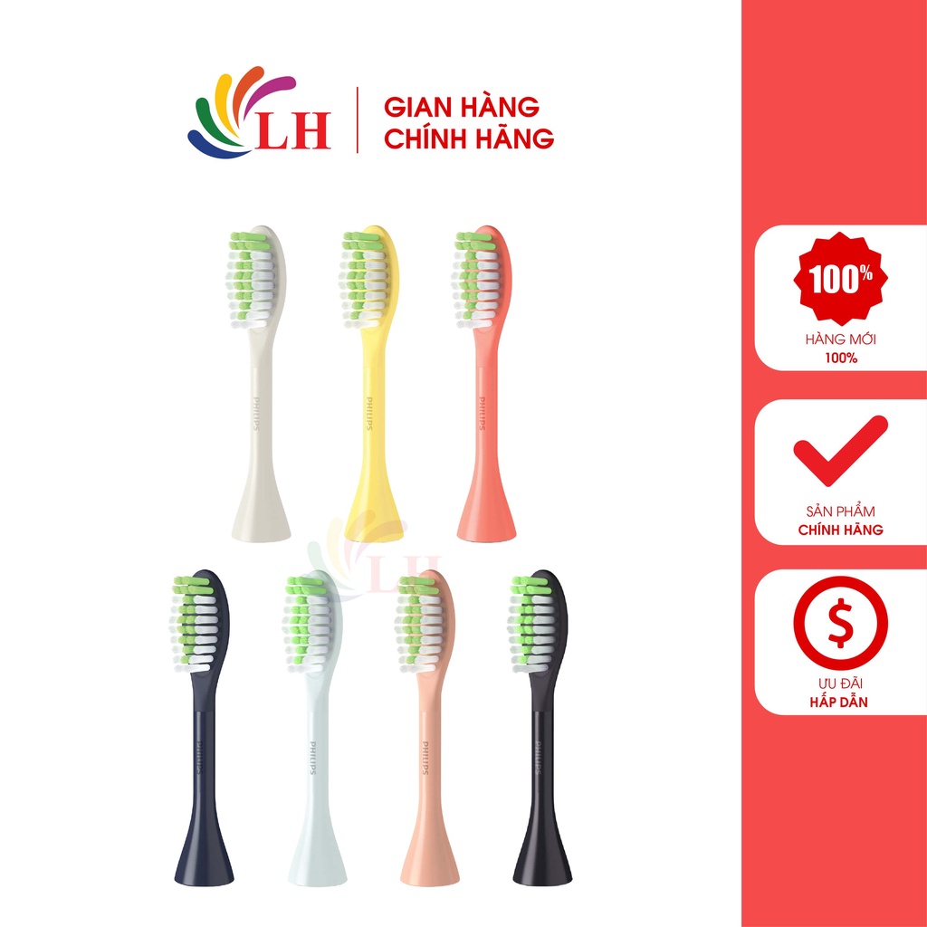 Đầu bàn chải thay thế Philips One Sonicare Powered Toothbrush Head BH1022  - Hàng nhập khẩu