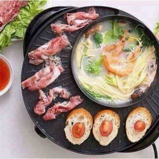 Bếp lẩu nướng 2in1