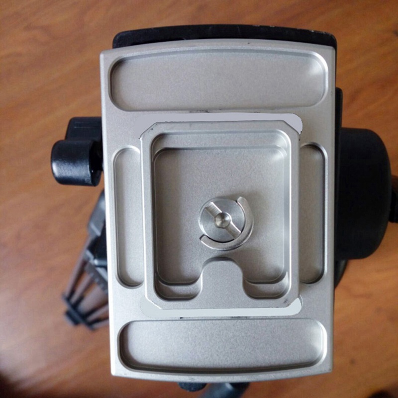 Đĩa Gắn Tháo Lắp Nhanh Màu Đen Cho Giá Đỡ Ba Chân Máy Ảnh Libec TH-650DV 1 / 4 Inch