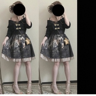 [ORDER] Chân váy lolita gothic phối voan xoè