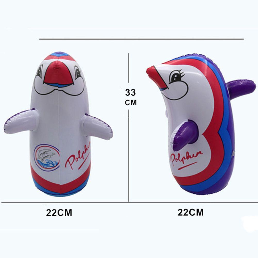 Đồ Chơi Lật Đật Bơm Hơi Bằng Nhựa Mềm Cho Bé