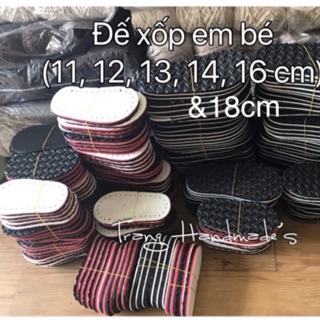 Đế xốp móc giày dép em bé