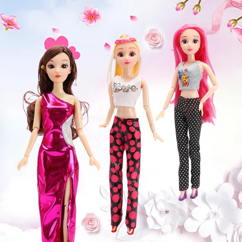 Đầm Công Chúa Nhiều Kiểu Dáng Cho Búp Bê Dài 30cm