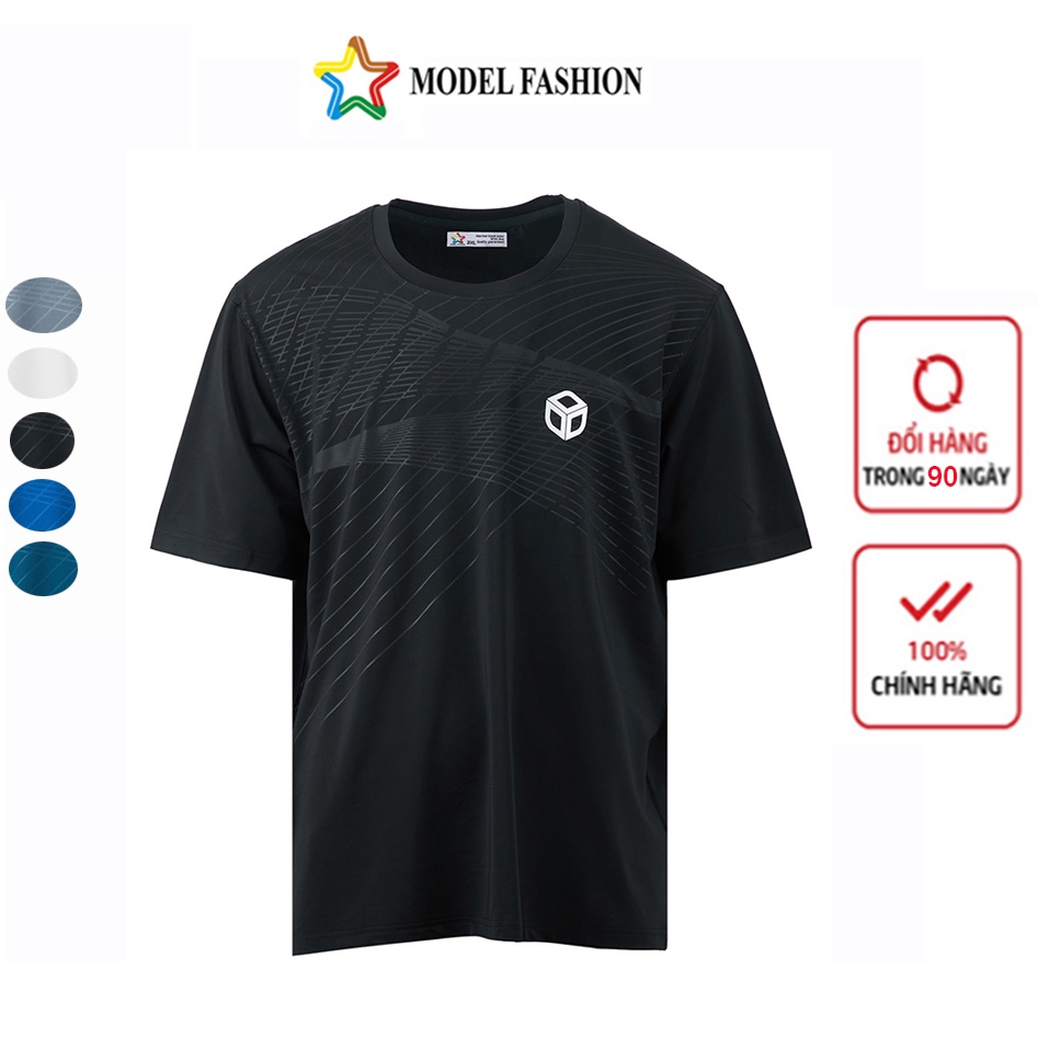 Áo thun cổ tròn nam Model fashion Bigsize vải thun lạnh dập vân thấm hút tốt athtt227
