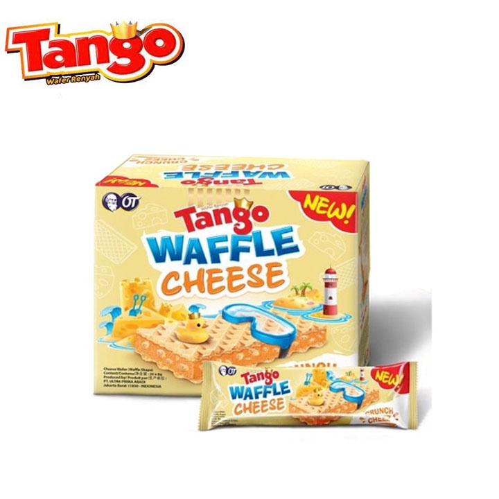 Bánh Xốp Tango Waffle 160gr (20pcs x 8gr) - Bánh Xốp Socola Thương Hiệu OT