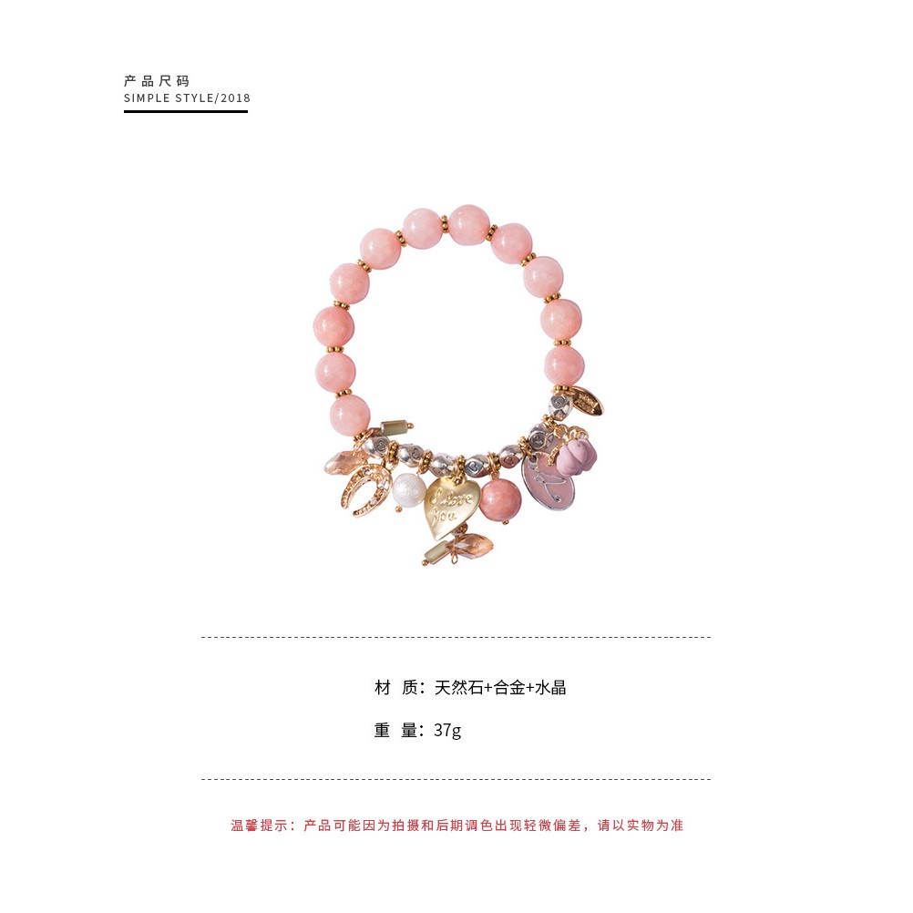 Vòng Tay Đính Đá Pha Lê Phong Cách Hàn Quốc Đơn Giản Thời Trang Cho Nữ | BigBuy360 - bigbuy360.vn