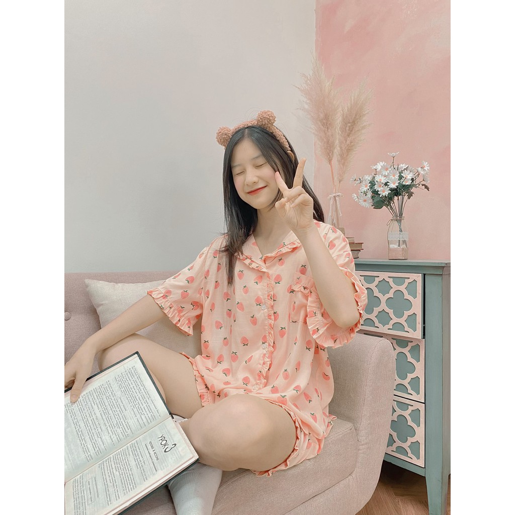 Set đồ ngủ hoạ tiết dễ thương form rộng, pijama - Made by Toneontone TOT