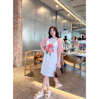 Váy Suông Tay Phối Màu 🐰🥕