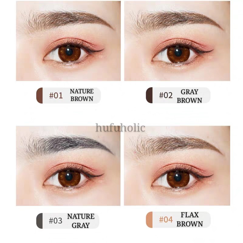 Chì kẻ mày 2 đầu COLOR SCHOOL Ultra fine Silk Mist Eyebrow Pencil CS038 Crafted Elegance Gogotales COLO06