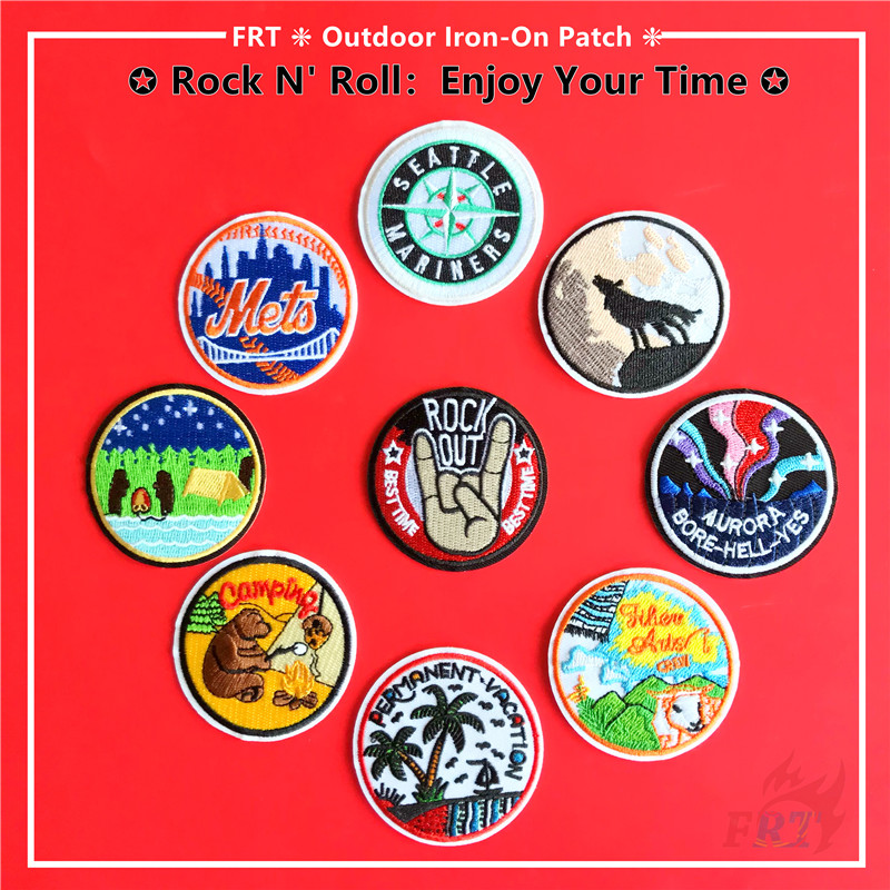 1 Miếng Dán Ủi Quần Áo Hình Rock N 'Roll - Enjoy Your Time 6cm