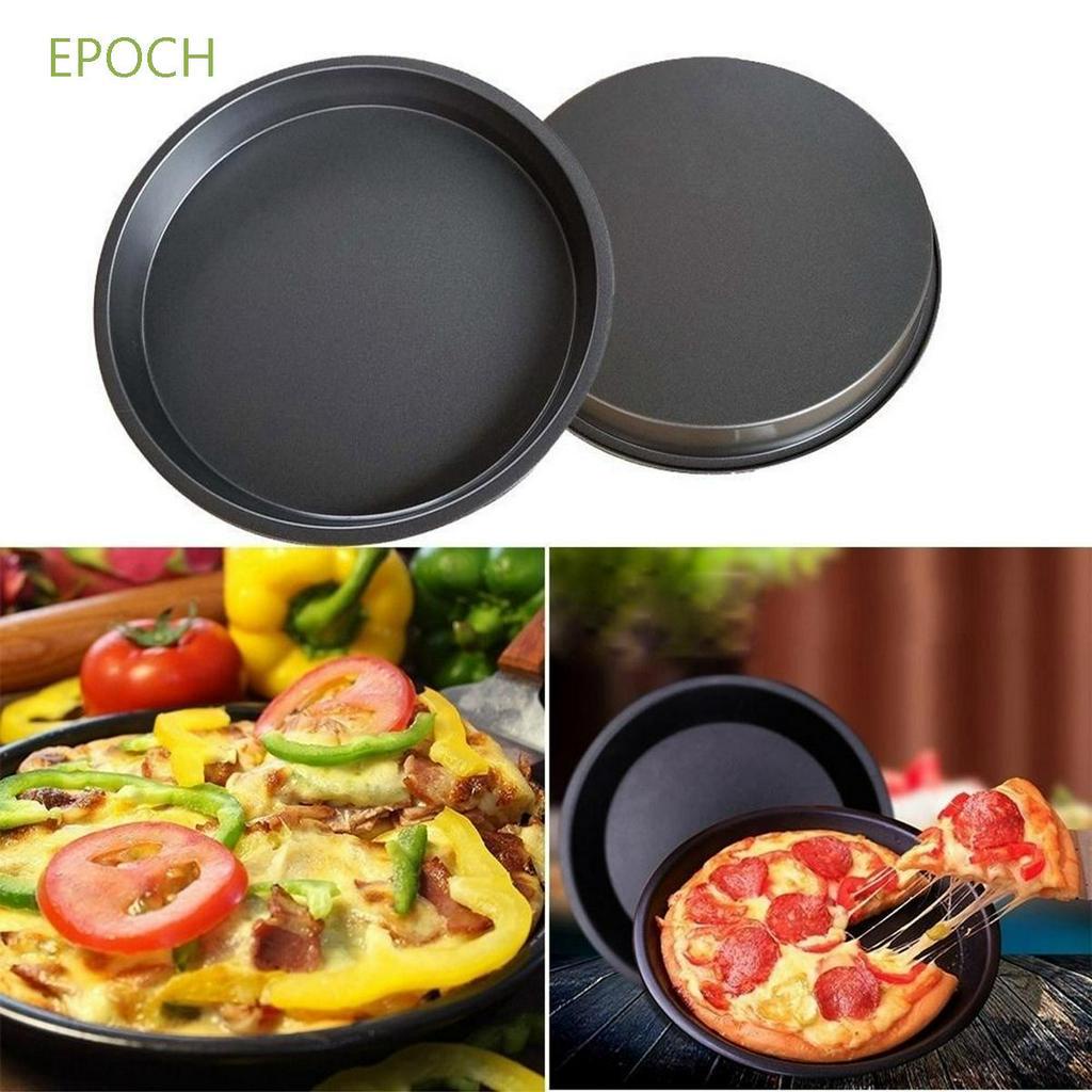 EPOCH Khay Nướng Bánh Pizza Hình Tròn Chống Dính Bằng Thép Carbon