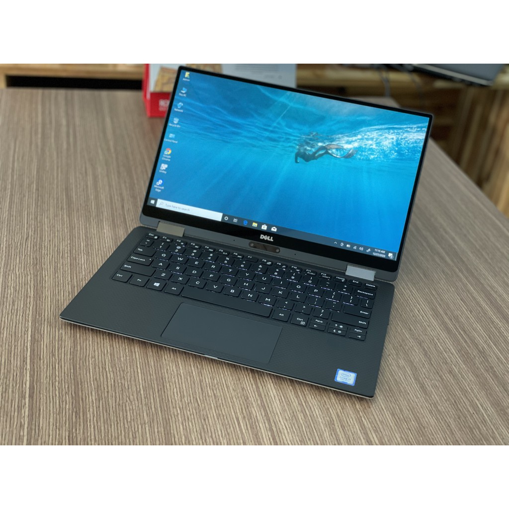 Laptop Dell XPS 13 9365 2-in-1 (Core I7-7Y75, Ram 16GB, SSD NVMe 256GB, MH 13.3' FHD Touch) siêu mõng | WebRaoVat - webraovat.net.vn