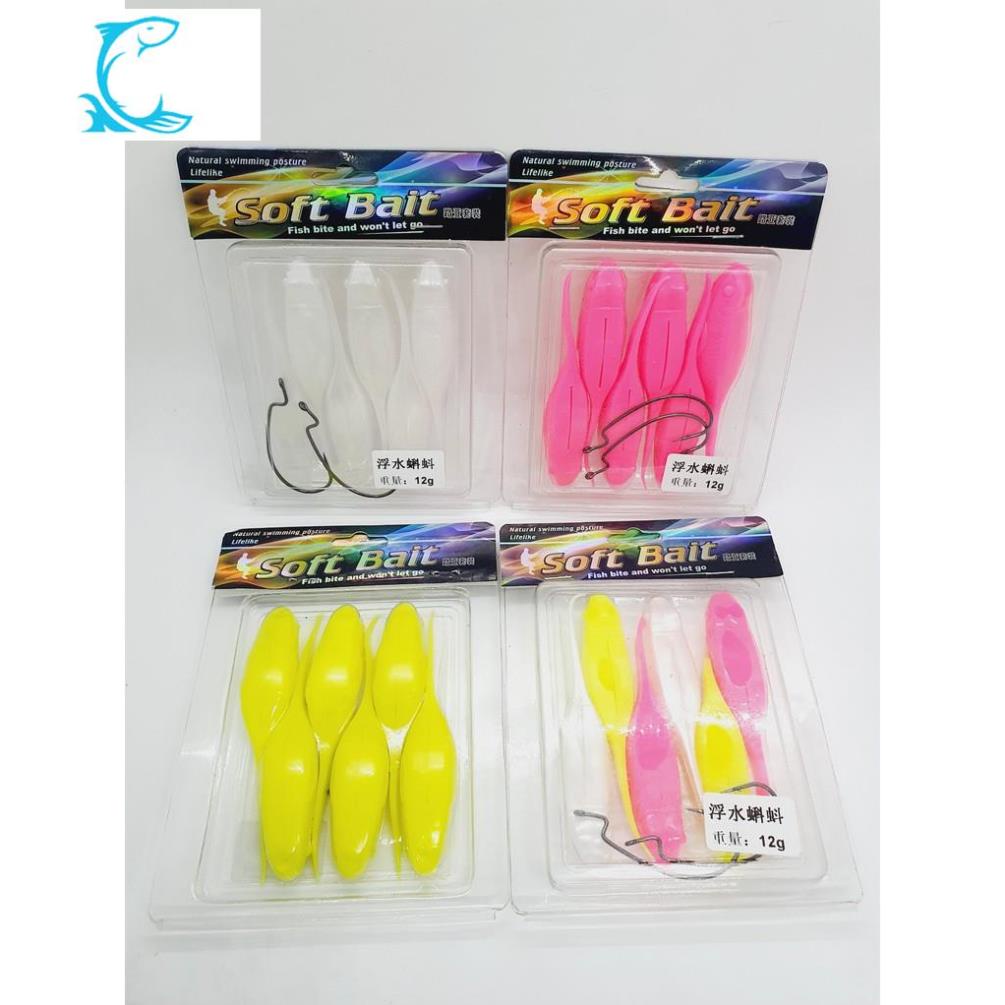 MỒI MỀM SKIPPING Z-OH _ Mồi Mềm Câu Lure - Lure _ 35