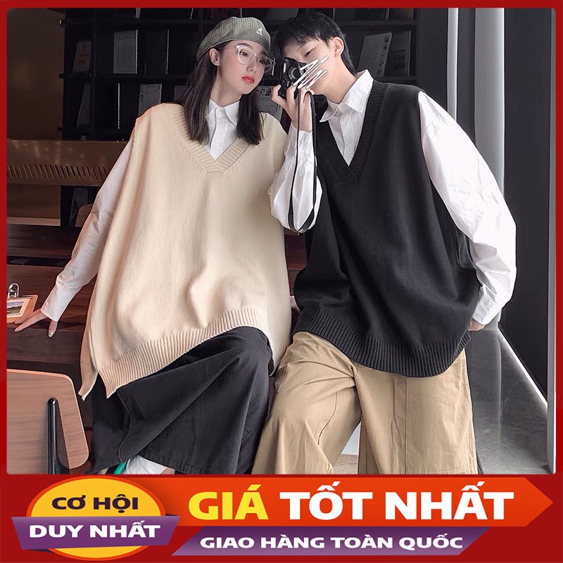 Áo Gile Len Trơn Dày Dặn Phom Rộng Xẻ Bên M2129-Violet