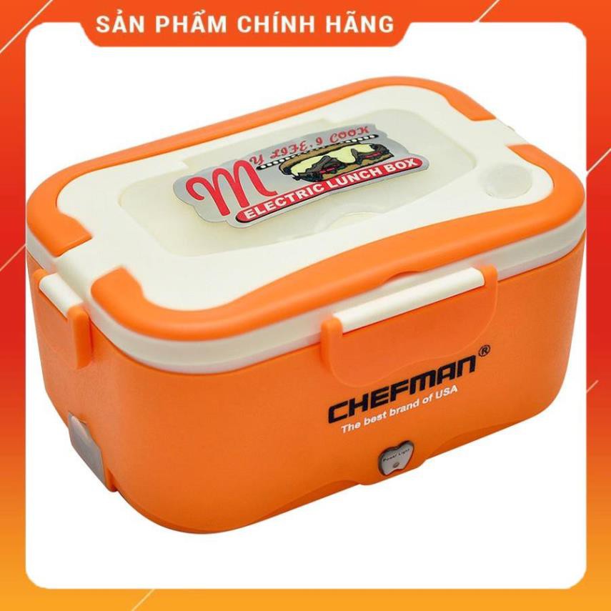 [7 ngày Lỗi 1 đổi 1] Hộp Cơm Hâm Nóng Ruột INOX Chefman - Hàng chính hãng - Bảo hành 12 tháng